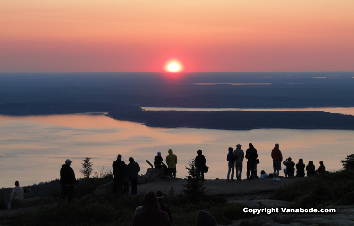 acadia national park cadillac mountain sunrise picture