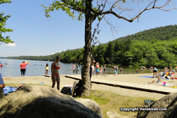 picture at echo lake acadia national park maine
