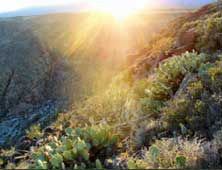 agua fria national monument arizona sunset desert picture