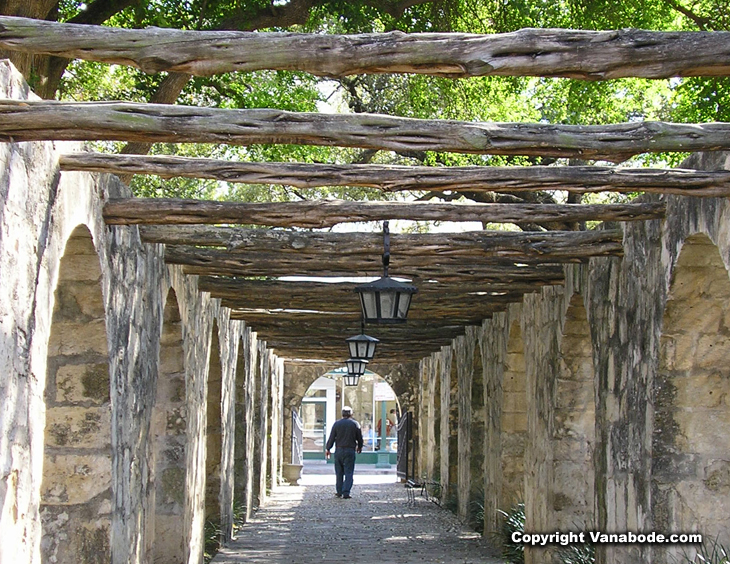 alamo walkway picture