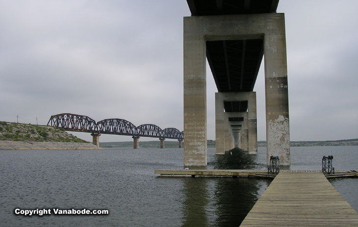 amistad recreational area bridge picture