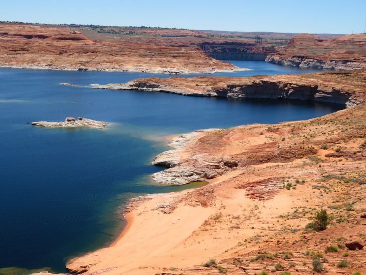 arizona lake powell hike down