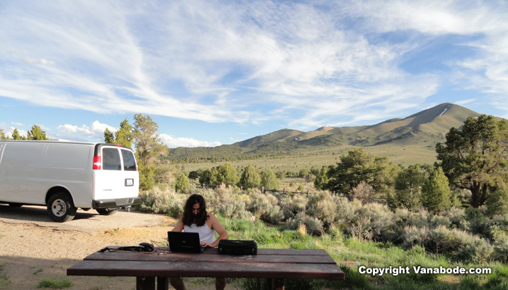 austin nevada camping image from Vanabode