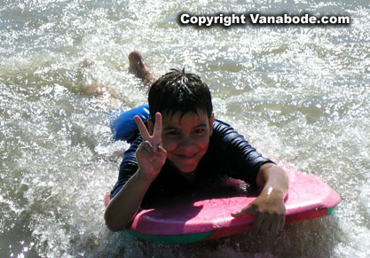 picture of ben boogie boarding in cape canaveral florida