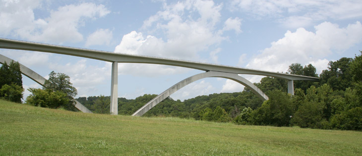 Birdsong Hollow and Highway 96 Double-Arched Bridge