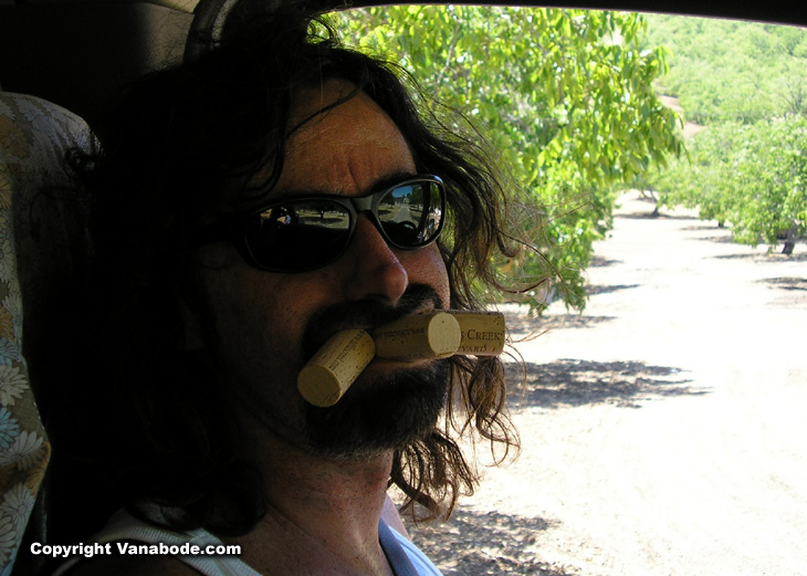 Picture of wine tasting gone too far in Paso Robles California