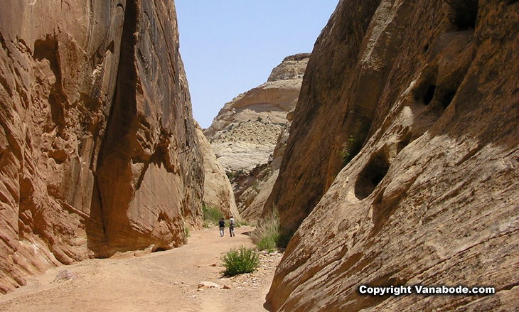 hiking capitol reef picture