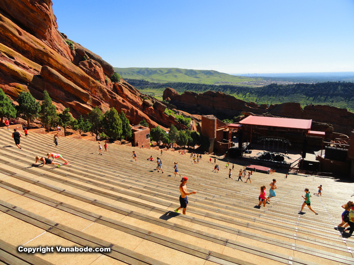 Red Rock amphitheatre in Denver is astonishing