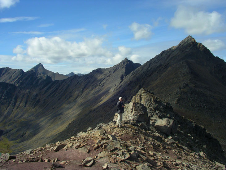 Picture of the Continental Divide in Gates of the Arctic Alaska