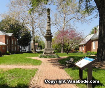 old monument in gloucester village