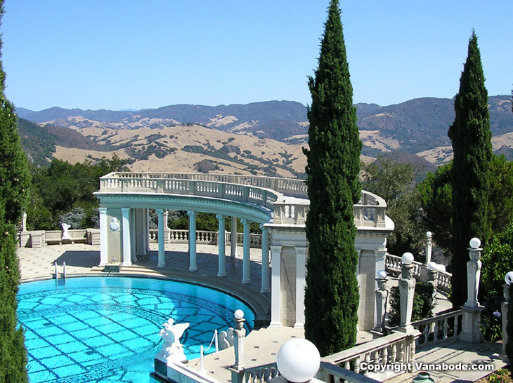 hearst castle in california neptune pool picture from our vanabode trip