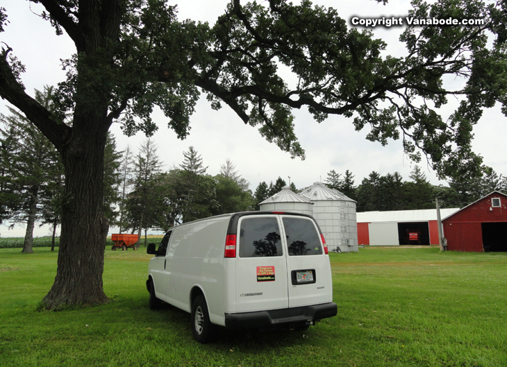 vanabode at an organic farm