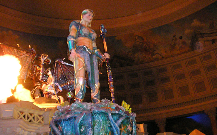 caesars animatronics show picture