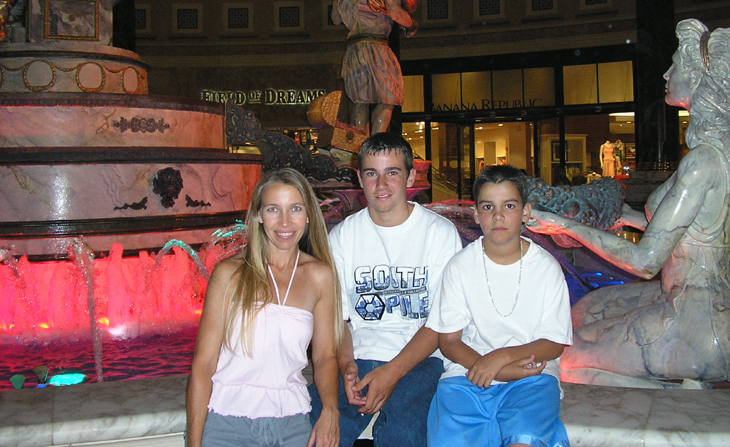 caesars fountain picture