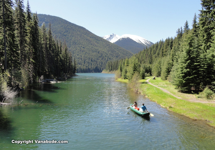 lightning lake manning park british columbia canada picture