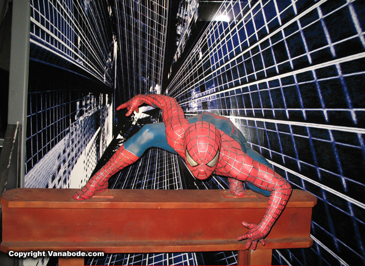 madame tussauds wax spiderman picture