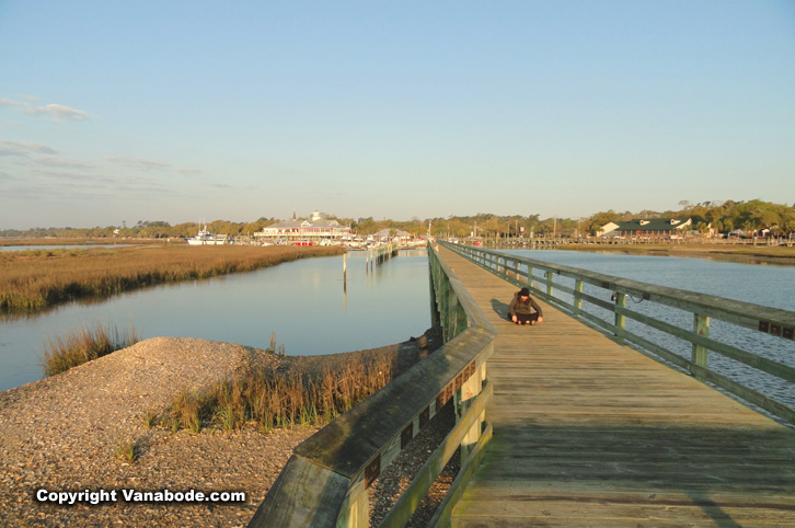 boardwalk on marsh walk