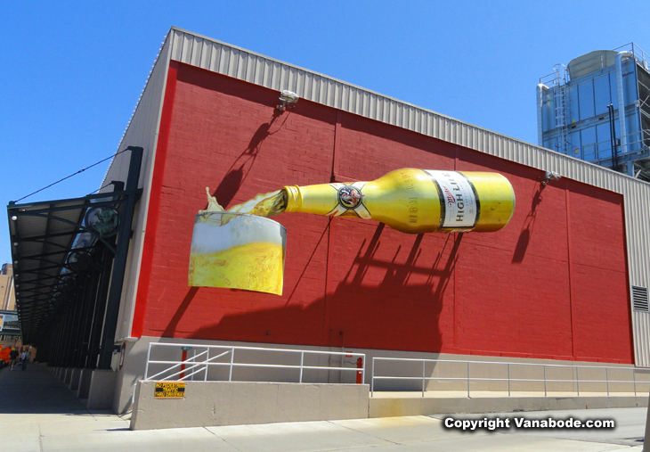 Miller Coors Beer Brewery  signage