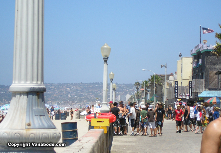 mission beach boardwalk picture