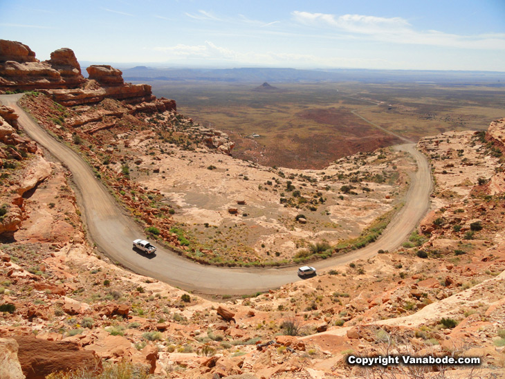 Moki Dugway on UT-261 from the top