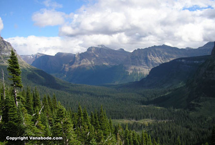 picture taken at Glacier National Park in Montana