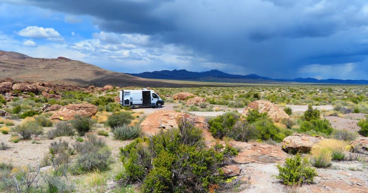 nevada free camping