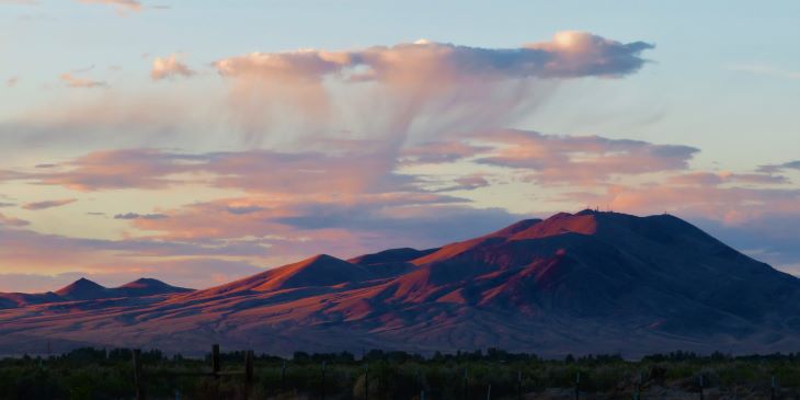 nevada farm in desert