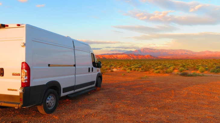 nevada overton free vanabode camping