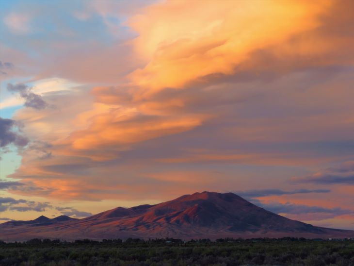 nevada winnemucca sunset