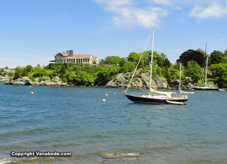 newport harbor boats at rest