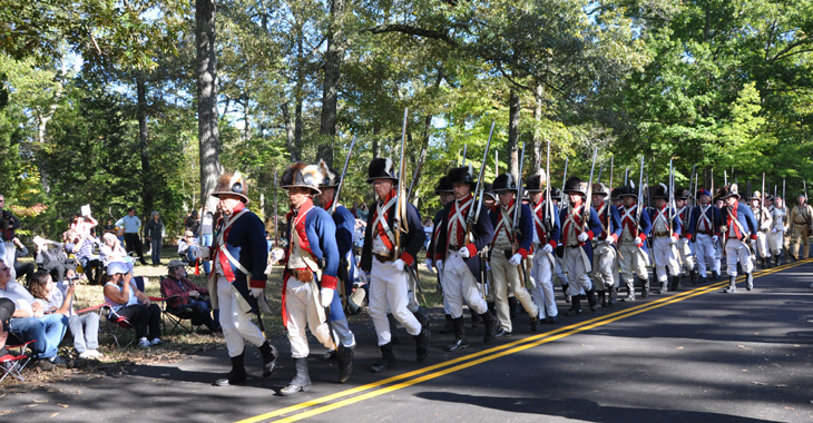 war soilder reenactment event