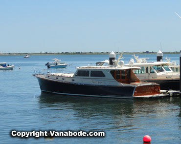 plymouth fancy yachts in the harbor