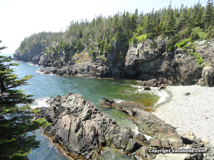 rocky beaches in maine at quoddy