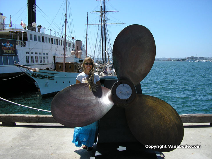 picture taken at san diego embarcadero boardwalk