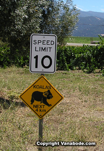 Picture of signs at Kalyra Winery in Santa Ynez California