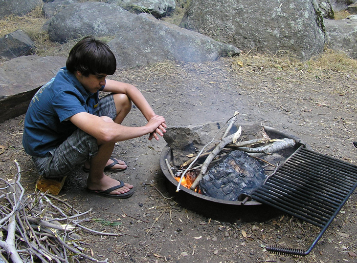 sequoia camp fire picture