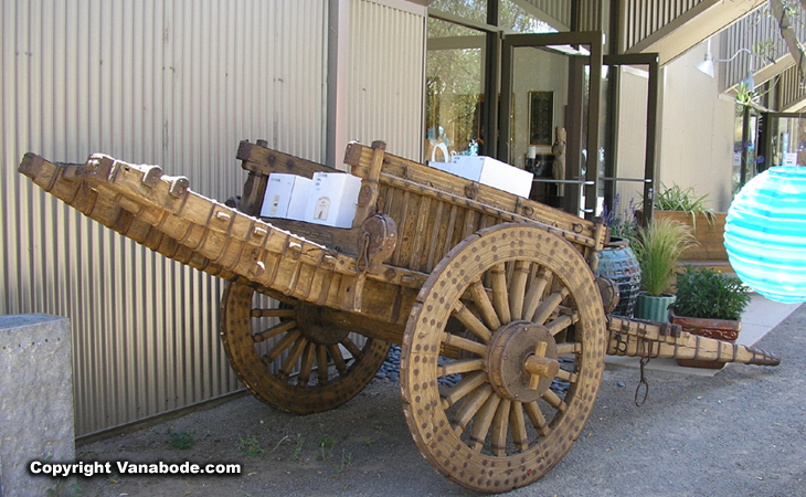 Picture of rickshaw at Cornerstone Place Sonoma