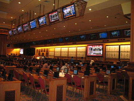 photo of Southpoint Casino sports book facility Las Vegas