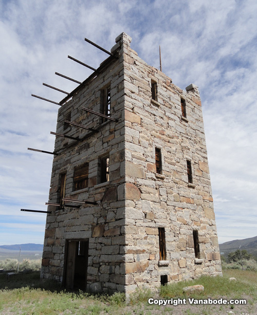 stokes castle in austin nevada  picture