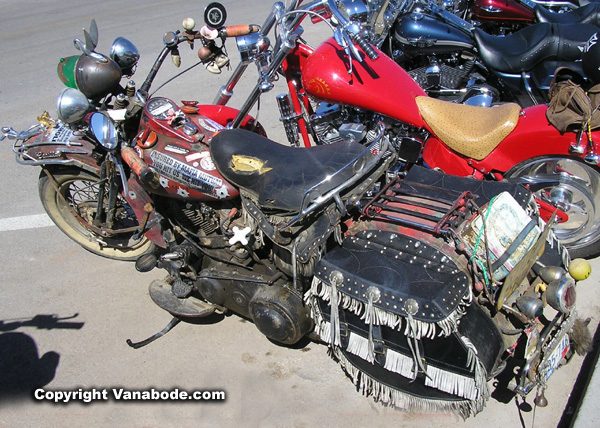 sturgis extreme vintage bike picture