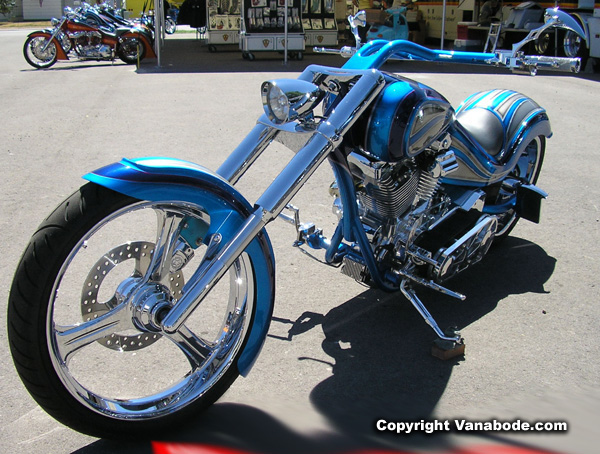 sturgis turquoise bike picture