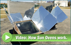 Click loads Sun Oven video on outside website