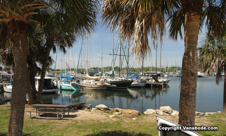 marina picture for traveling on $20 a day