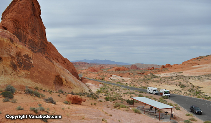 valley of fire picture a few miles from las vegas