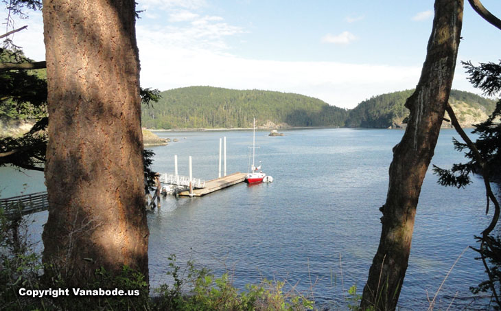 sharpe cove at deception pass state park washington picture