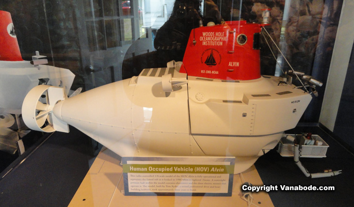 model of alvin at woods hole oceanographic institute picture
