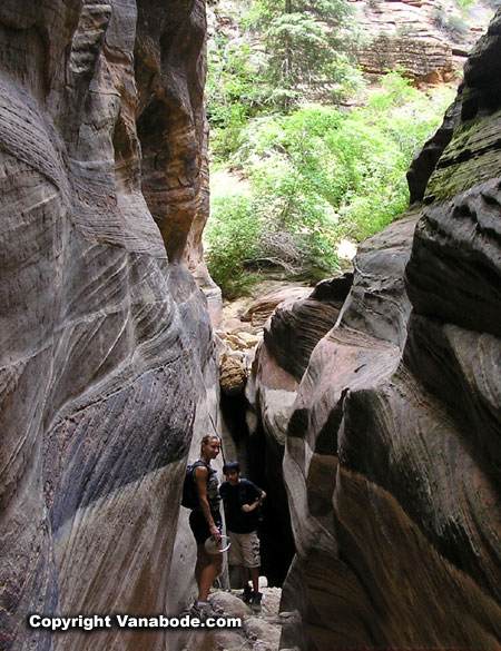 echo canyon hikers picture