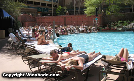 Picture of New York New York pool in Las Vegas Nevada